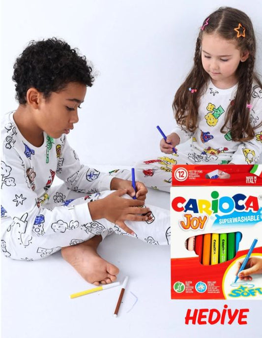 BOYANABİLİR Çocuk Pijama Takımı - TrendTrove