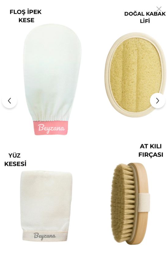 4 Lü Premium Yüz ve Vücut Kesesi - TrendTrove