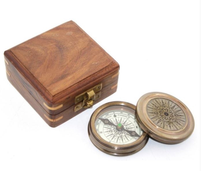 Ahsap Kutu Pusula - TrendTrove