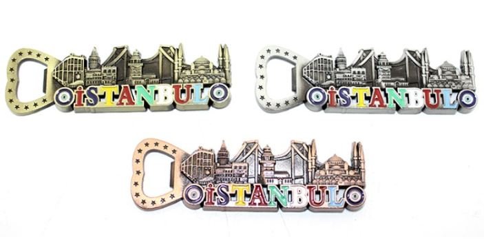 ISTANBUL Temalı Metal Magnet Modelleri - TrendTrove