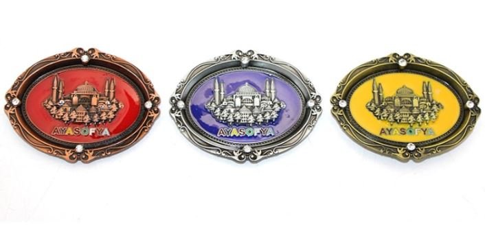 ISTANBUL Temalı Metal Magnet Modelleri - TrendTrove