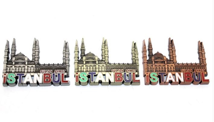 ISTANBUL Temalı Metal Magnet Modelleri - TrendTrove