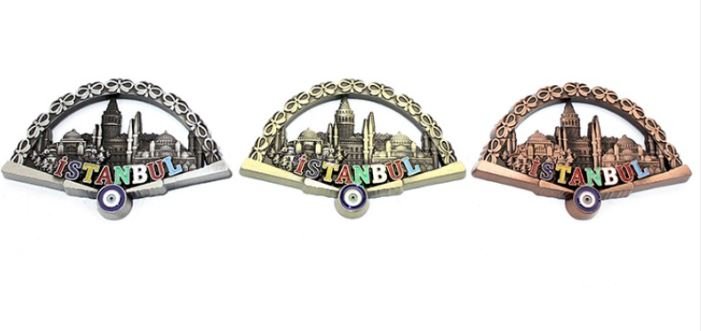 ISTANBUL Temalı Metal Magnet Modelleri - TrendTrove
