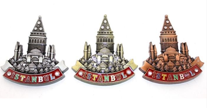 ISTANBUL Temalı Metal Magnet Modelleri - TrendTrove
