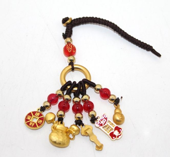 Metal Sans ve Bereket Figurleri Anahtarlik - TrendTrove