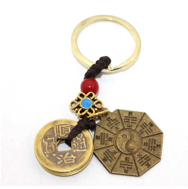 Metal Sans ve Bereket Figurleri Anahtarlik - TrendTrove