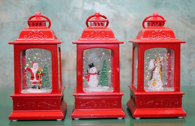 Yilbasi Temalı Kar Kuresi Isıkli Muzikli - TrendTrove