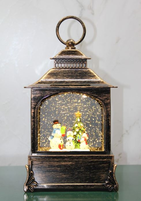 Yilbasi Temalı Kar Kuresi Isıkli Muzikli - TrendTrove