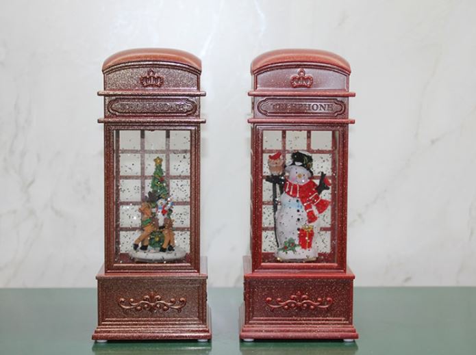 Yilbasi Temalı Kar Kuresi Isıkli Muzikli - TrendTrove