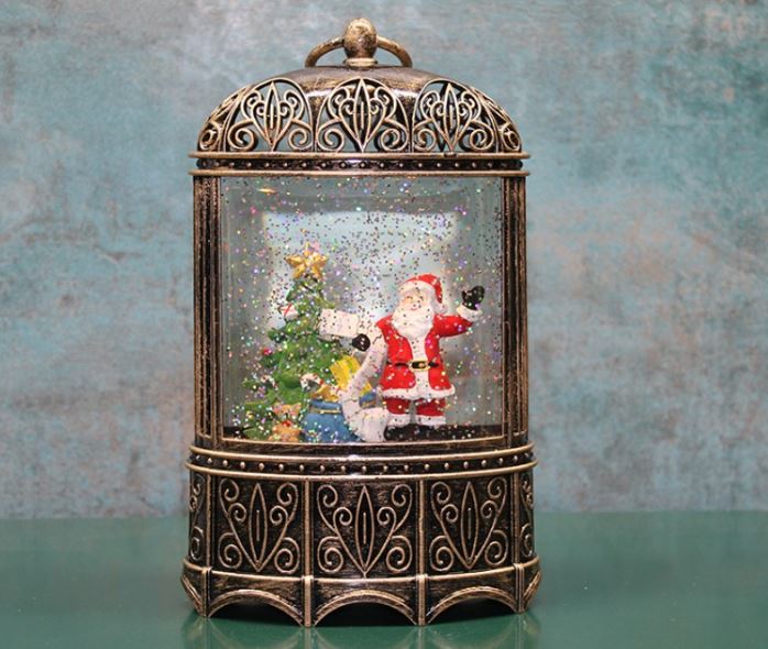 Yilbasi Temalı Kar Kuresi Isıkli Muzikli - TrendTrove